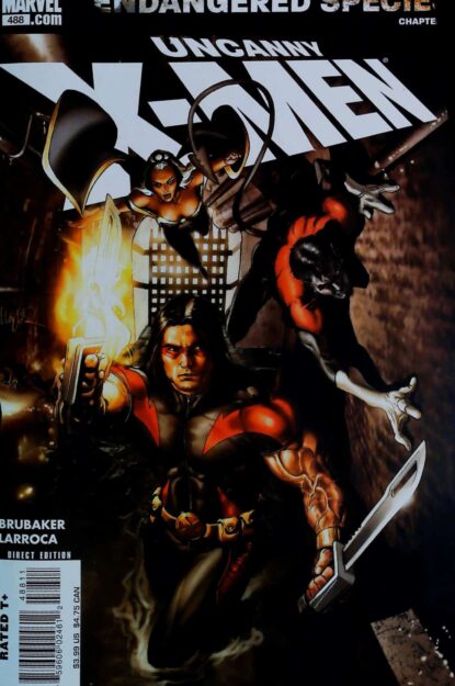 Couverture de UNCANNY X-MEN (1963) #488 - par Salvador Larroca - lecubeacomics.com