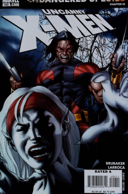 Couverture de UNCANNY X-MEN (1963) #490 - par Salvador Larroca - lecubeacomics.com