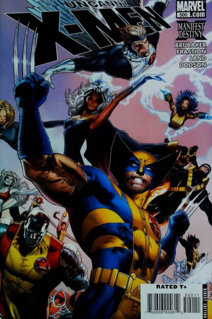 Couverture de UNCANNY X-MEN (1963) #500 - par Greg Land - lecubeacomics.com
