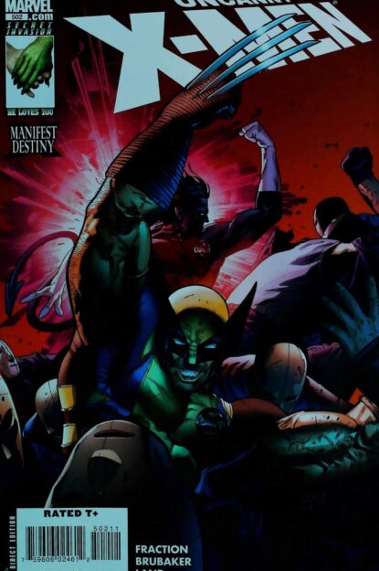 Couverture de UNCANNY X-MEN (1963) #502 - par Greg Land - lecubeacomics.com