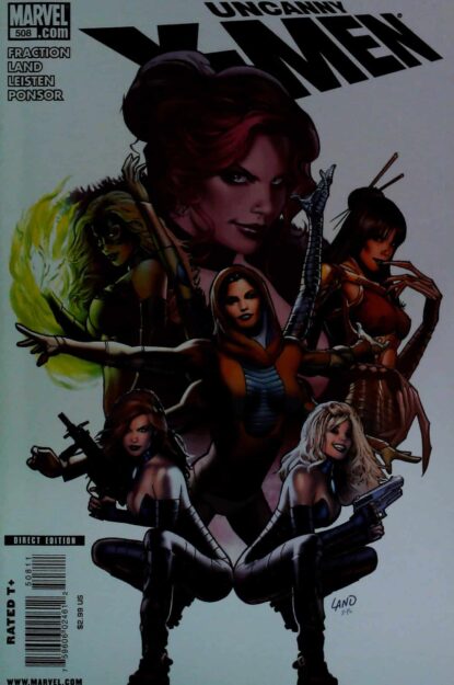 Couverture de UNCANNY X-MEN (1963) #508 - par Greg Land - lecubeacomics.com
