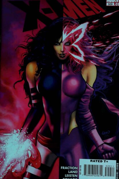 Couverture de UNCANNY X-MEN (1963) #509 - par Greg Land - lecubeacomics.com