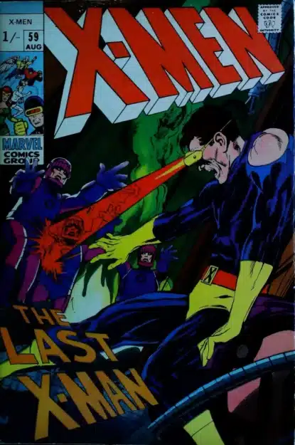 UNCANNY X-MEN (1963) #59 - Marvel - lecubeacomics.com Couverture de UNCANNY X-MEN (1963) #59 - par Neal Adams - lecubeacomics.com