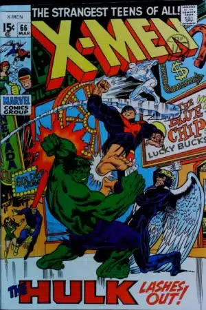 Couverture de UNCANNY X-MEN (1963) #66 - par Marie Severin - lecubeacomics.com