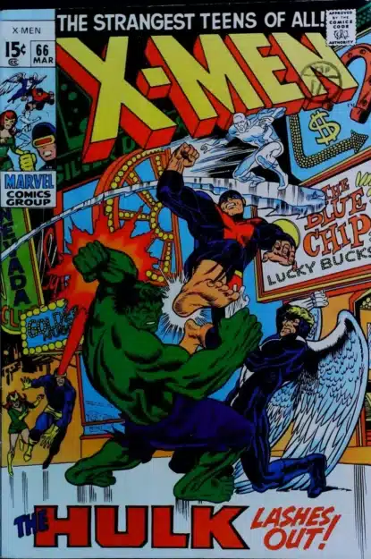 UNCANNY X-MEN (1963) #66 - Marvel - lecubeacomics.com Couverture de UNCANNY X-MEN (1963) #66 - par Marie Severin - lecubeacomics.com