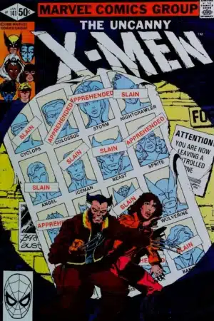 Couverture de UNCANNY X-MEN (1963) #141 - par John Byrne - lecubeacomics.com