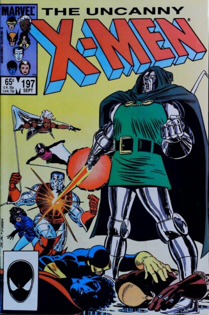 Couverture de UNCANNY X-MEN (1963) #197 - par John Romita Jr. - lecubeacomics.com
