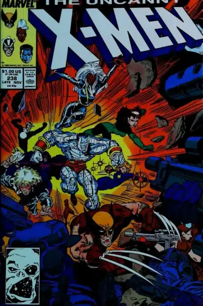 UNCANNY X-MEN (1963) #238 - Marvel - lecubeacomics.com Couverture de UNCANNY X-MEN (1963) #238 - par Marc Silvestri - lecubeacomics.com