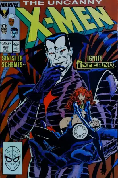 UNCANNY X-MEN (1963) #239 - Marvel - lecubeacomics.com Couverture de UNCANNY X-MEN (1963) #239 - par Marc Silvestri - lecubeacomics.com