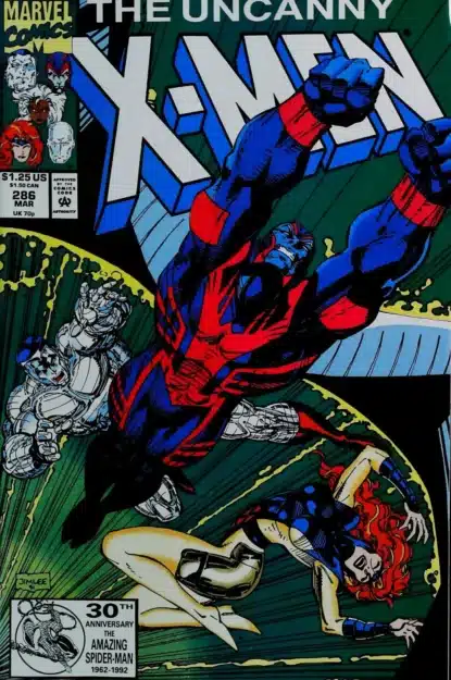 UNCANNY X-MEN (1963) #286 - Marvel - lecubeacomics.com Couverture de UNCANNY X-MEN (1963) #286 - par Jim Lee - lecubeacomics.com