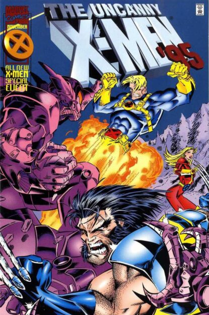 Couverture de UNCANNY X-MEN (1963) ANNUAL 1995 - par Ed McGuinness - lecubeacomics.com