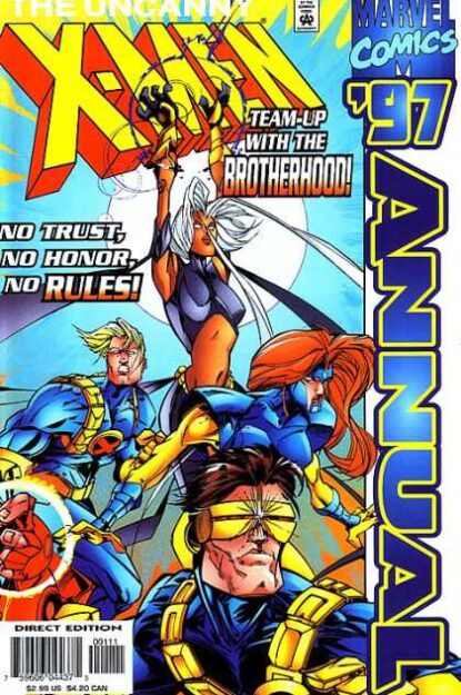 Couverture de UNCANNY X-MEN (1963) ANNUAL 1997 - par Duncan Rouleau - lecubeacomics.com