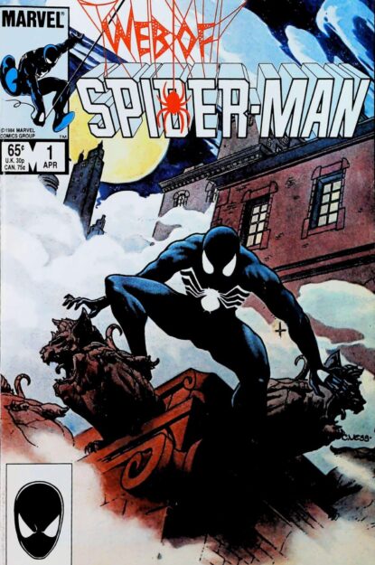 Couverture de WEB OF SPIDER-MAN (1985) #1 - par Charles Vess - lecubeacomics.com