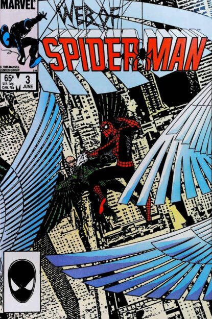 Couverture de WEB OF SPIDER-MAN (1985) #3 - par John Byrne - lecubeacomics.com