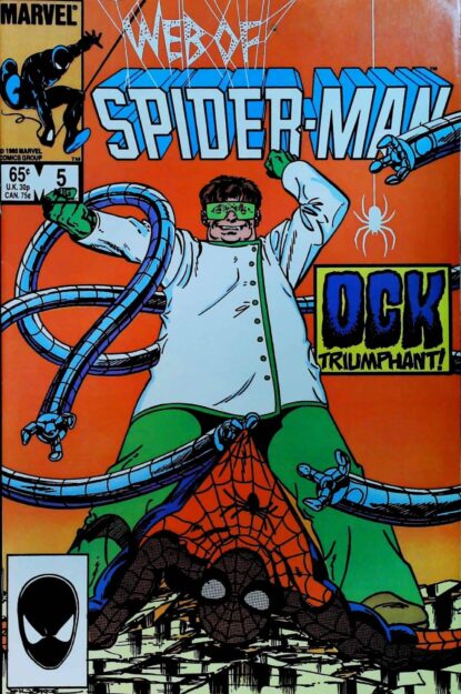Couverture de WEB OF SPIDER-MAN (1985) #5 - par John Byrne - lecubeacomics.com