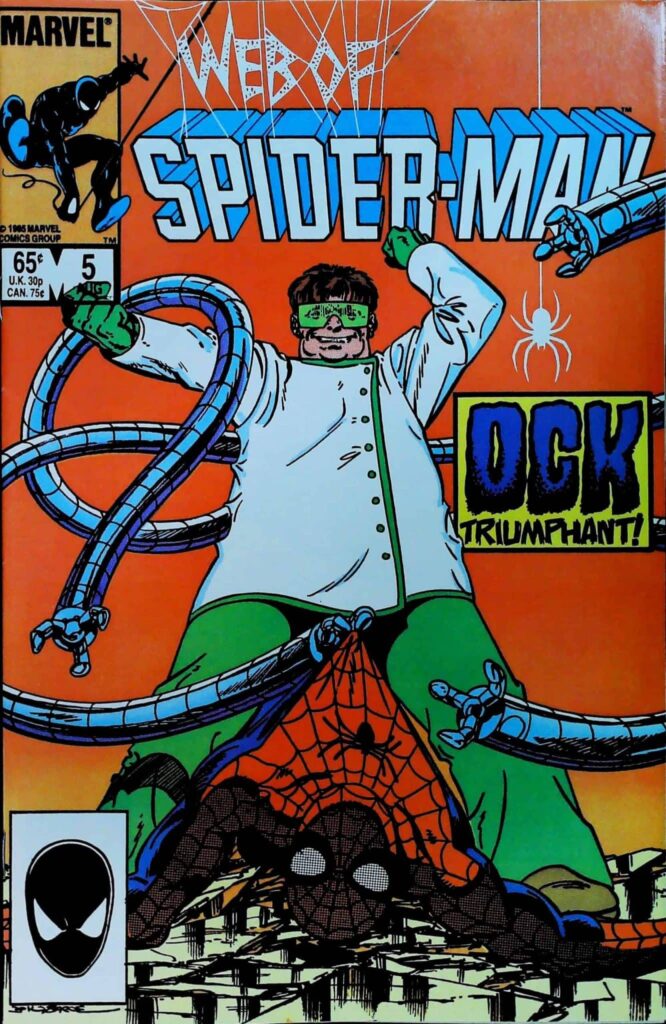 Web Of Spider-Man #5, vue de l'exemplaire
