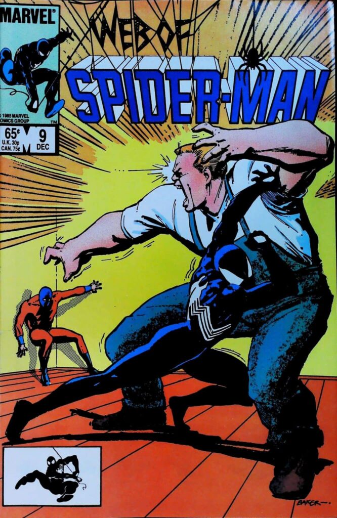 Web Of Spider-Man #9, vue de l'exemplaire