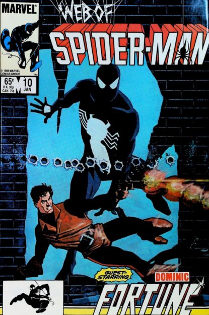 Couverture de WEB OF SPIDER-MAN (1985) #10 - par Howard Chaykin - lecubeacomics.com