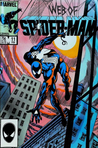 Couverture de WEB OF SPIDER-MAN (1985) #11 - par Geof Isherwood - lecubeacomics.com