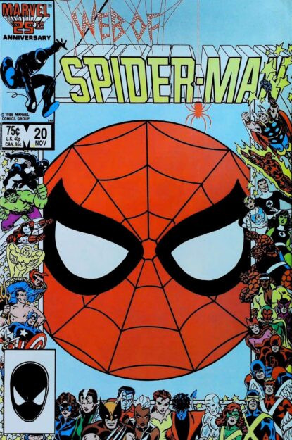 Couverture de WEB OF SPIDER-MAN (1985) #20 - par John Romita Sr - lecubeacomics.com