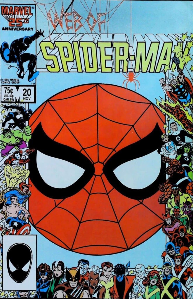 Web Of Spider-Man #20, vue de l'exemplaire