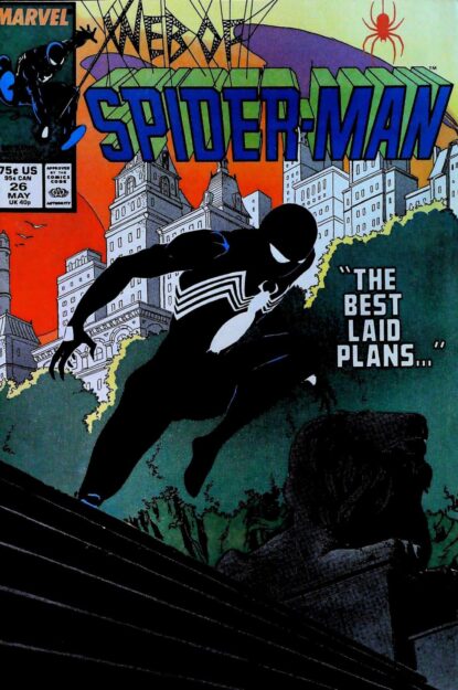 Couverture de WEB OF SPIDER-MAN (1985) #26 - par Charles Vess - lecubeacomics.com