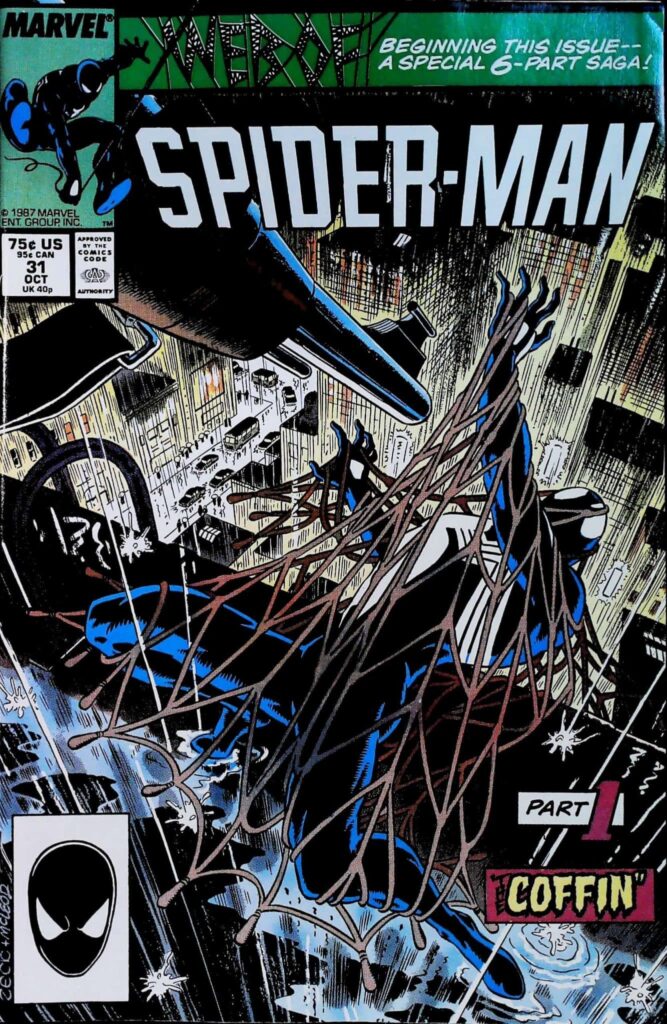 Web Of Spider-Man #31, vue de l'exemplaire