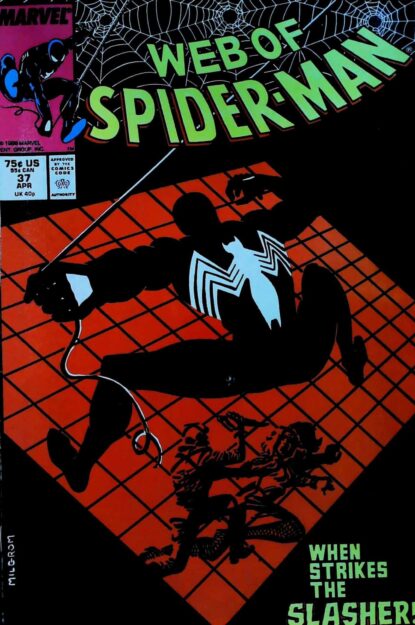 Couverture de WEB OF SPIDER-MAN (1985) #37 - par Al Milgrom - lecubeacomics.com