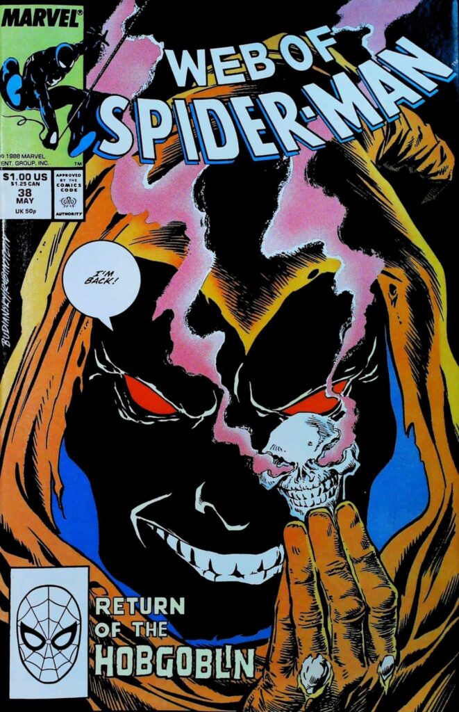 Web Of Spider-Man #38, vue de l'exemplaire