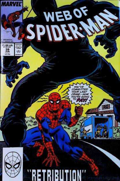 Couverture de WEB OF SPIDER-MAN (1985) #39 - par Mike Esposito - lecubeacomics.com