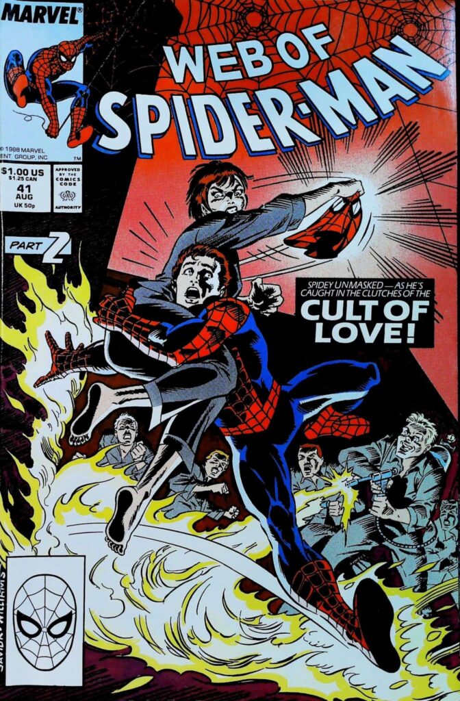 Web Of Spider-Man #41, vue de l'exemplaire