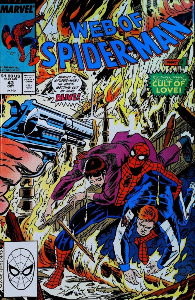 Web Of Spider-Man #43, vue de l'exemplaire