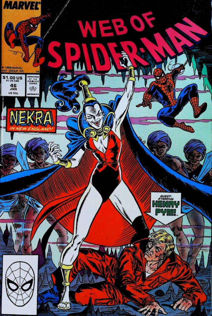 Web Of Spider-Man #46, vue de l'exemplaire