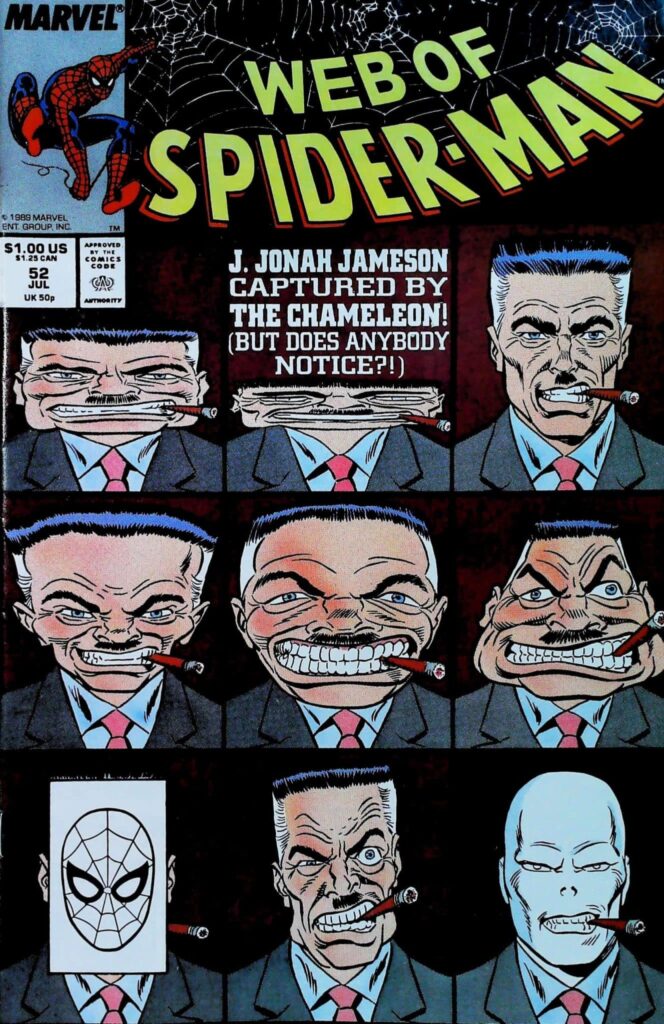 Web Of Spider-Man #52, vue de l'exemplaire