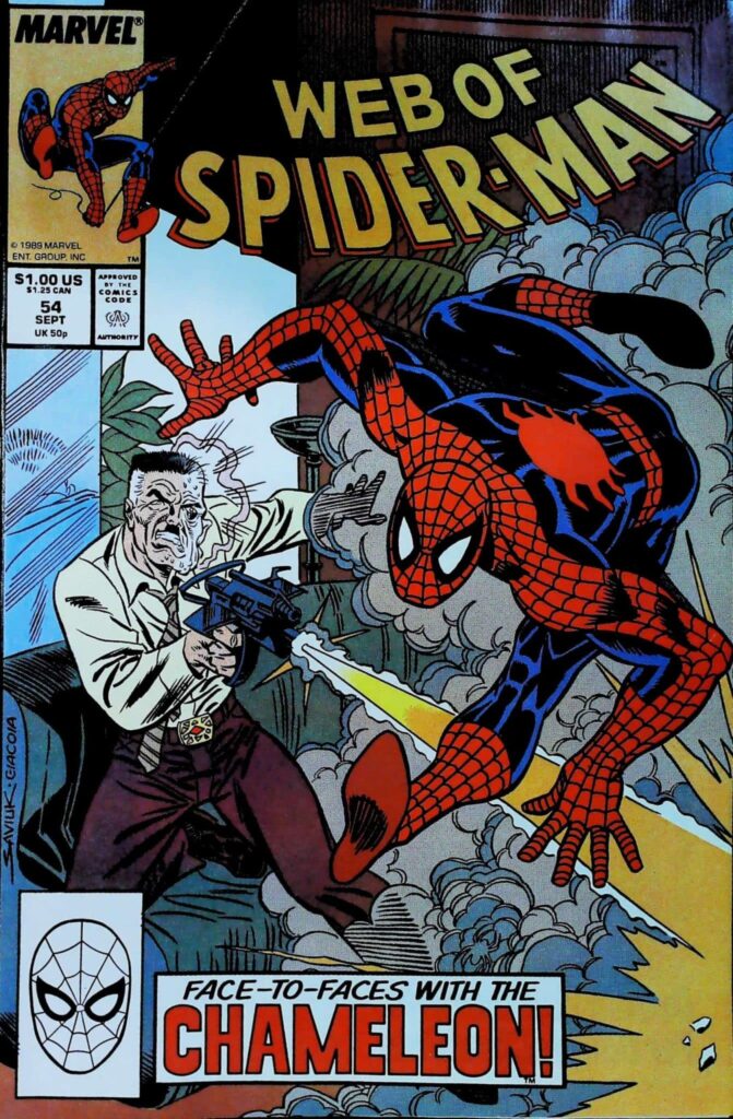 Web Of Spider-Man #54, vue de l'exemplaire