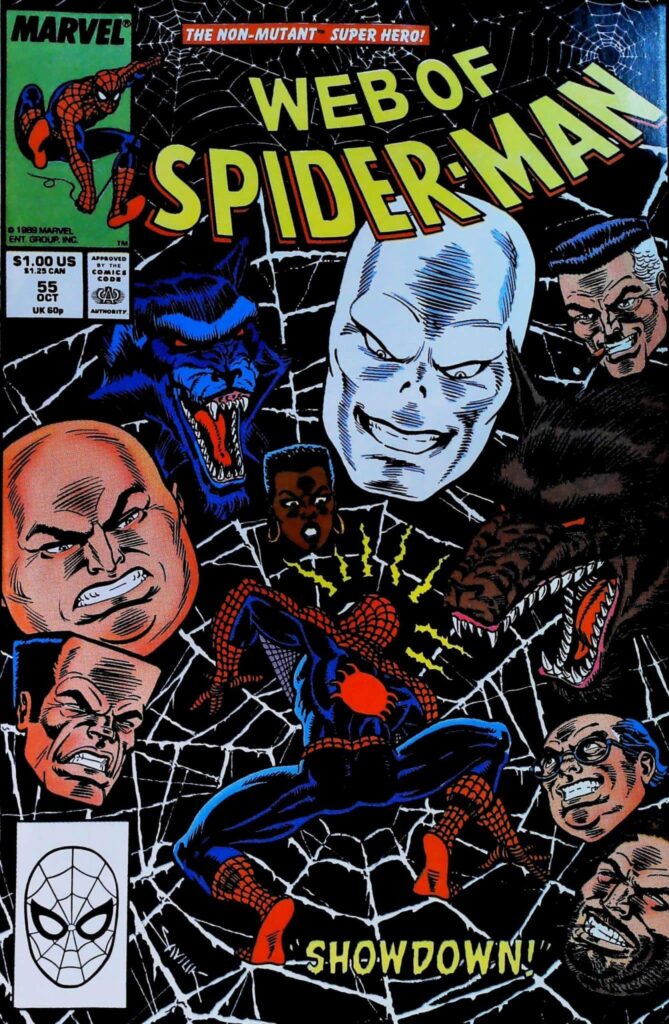 Web Of Spider-Man #55, vue de l'exemplaire