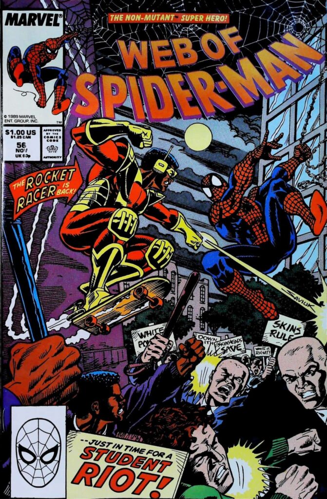 Web Of Spider-Man #56, vue de l'exemplaire