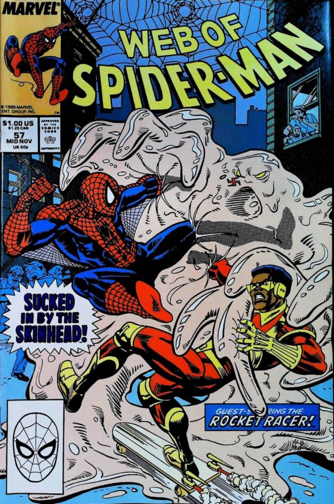 Web Of Spider-Man #57, vue de l'exemplaire