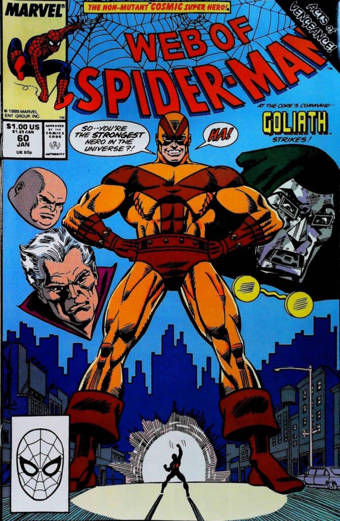 Web Of Spider-Man #60, vue de l'exemplaire