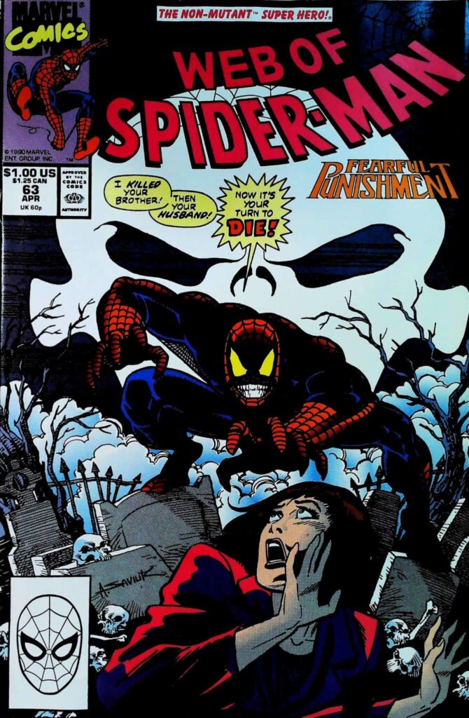 Web Of Spider-Man #63, vue de l'exemplaire