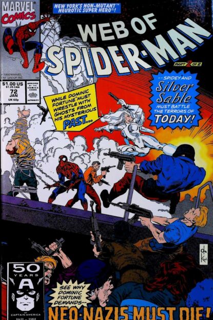 Couverture de WEB OF SPIDER-MAN (1985) #72 - par Dave Ross - lecubeacomics.com