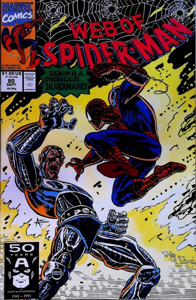 Web Of Spider-Man #80, vue de l'exemplaire