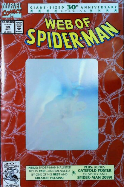 Couverture de WEB OF SPIDER-MAN (1985) #90 - par John Romita Jr. - lecubeacomics.com