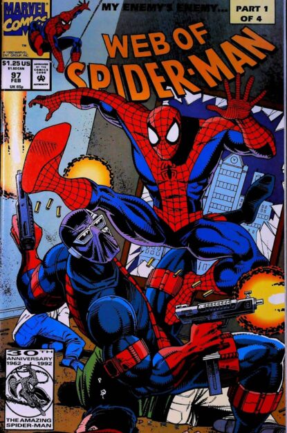 Couverture de WEB OF SPIDER-MAN (1985) #97 - par Derek Yaniger - lecubeacomics.com