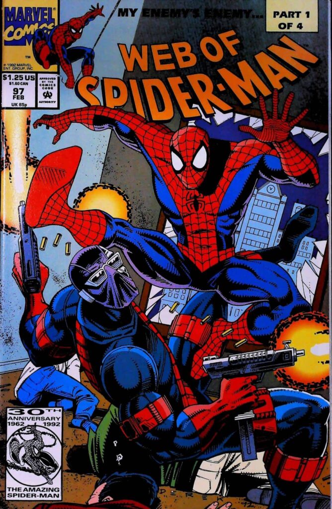 Web Of Spider-Man #97, vue de l'exemplaire