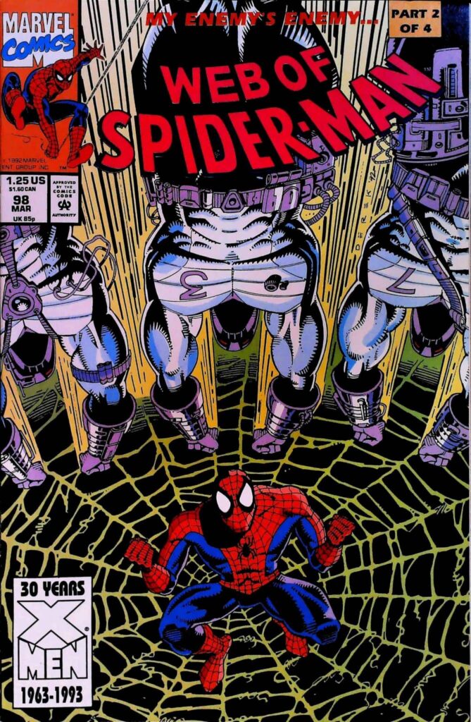 Web Of Spider-Man #98, vue de l'exemplaire