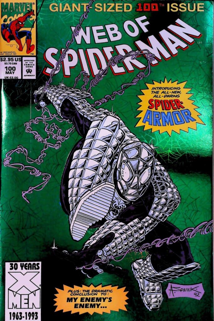 Web Of Spider-Man #100, vue de l'exemplaire