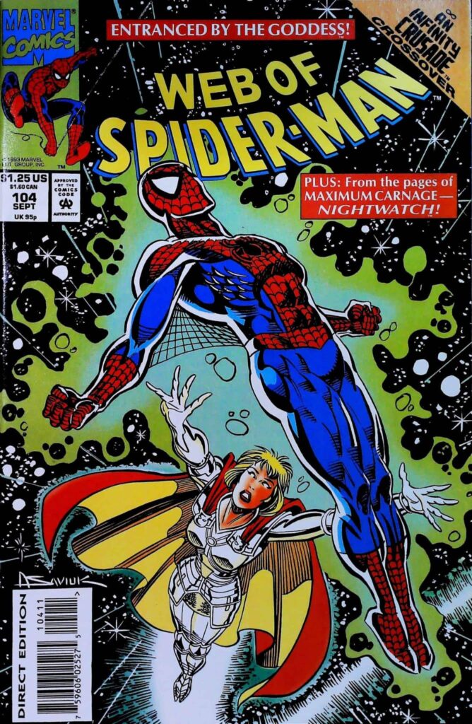 Web Of Spider-Man #104, vue de l'exemplaire