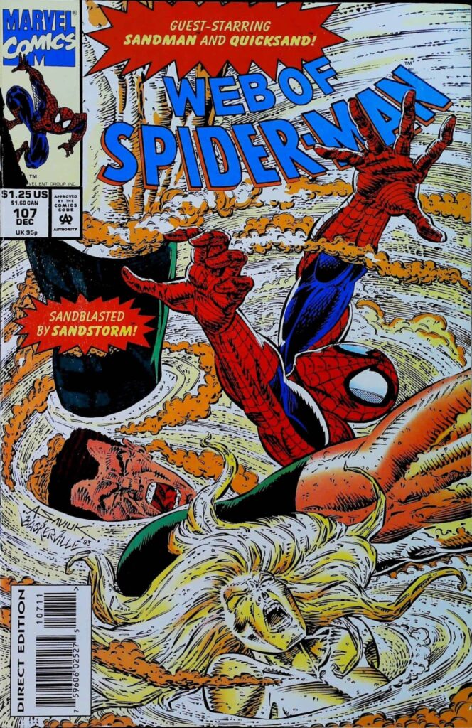 Web Of Spider-Man #107, vue de l'exemplaire