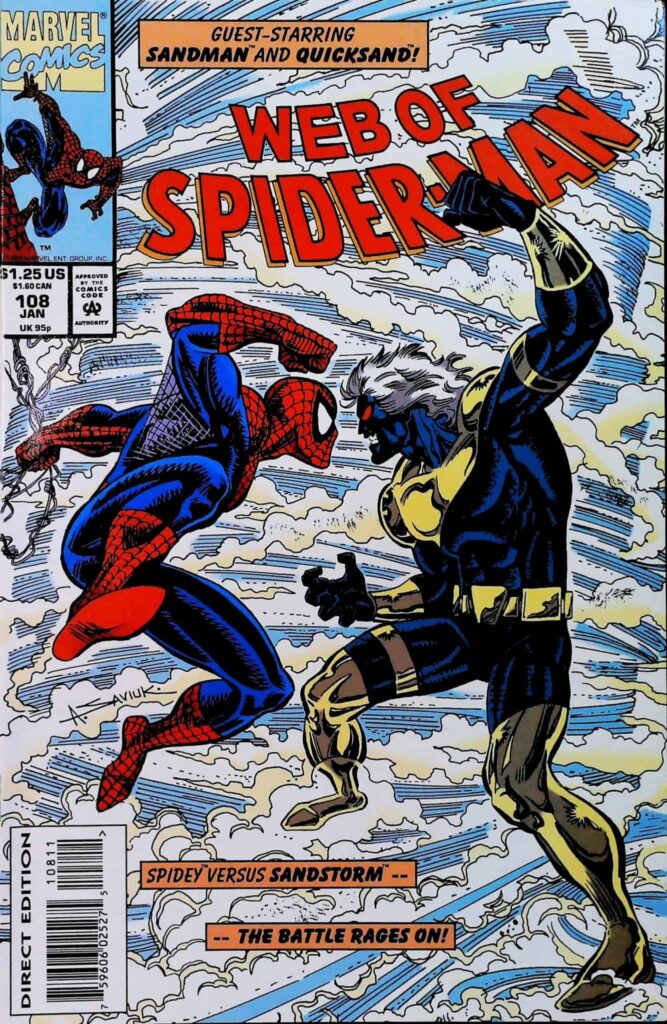 Web Of Spider-Man #108, vue de l'exemplaire